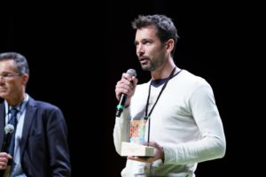 Remise du trophée RSE grand est catégorie partenariat territorial à RecycLivre