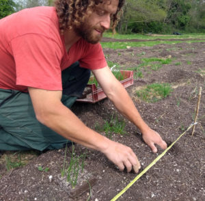 Charlie, collaborateur de RecycLivre, partage son expérience au sein d'une ferme de permaculture lors de sa semaine annuelle de solidartié financée par l'entreprise