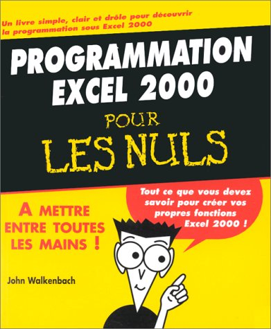 Programmation Excel 2000 pour les nuls