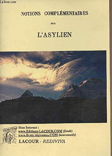 Notions complémentaires sur l'Asylien : études d'ethnographie préhistoriques