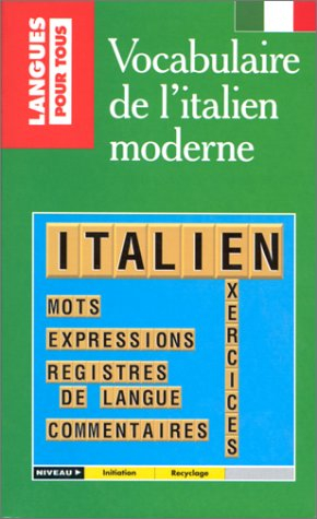 Vocabulaire de l'italien moderne