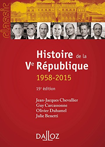 Histoire de la Ve République : 1958-2015
