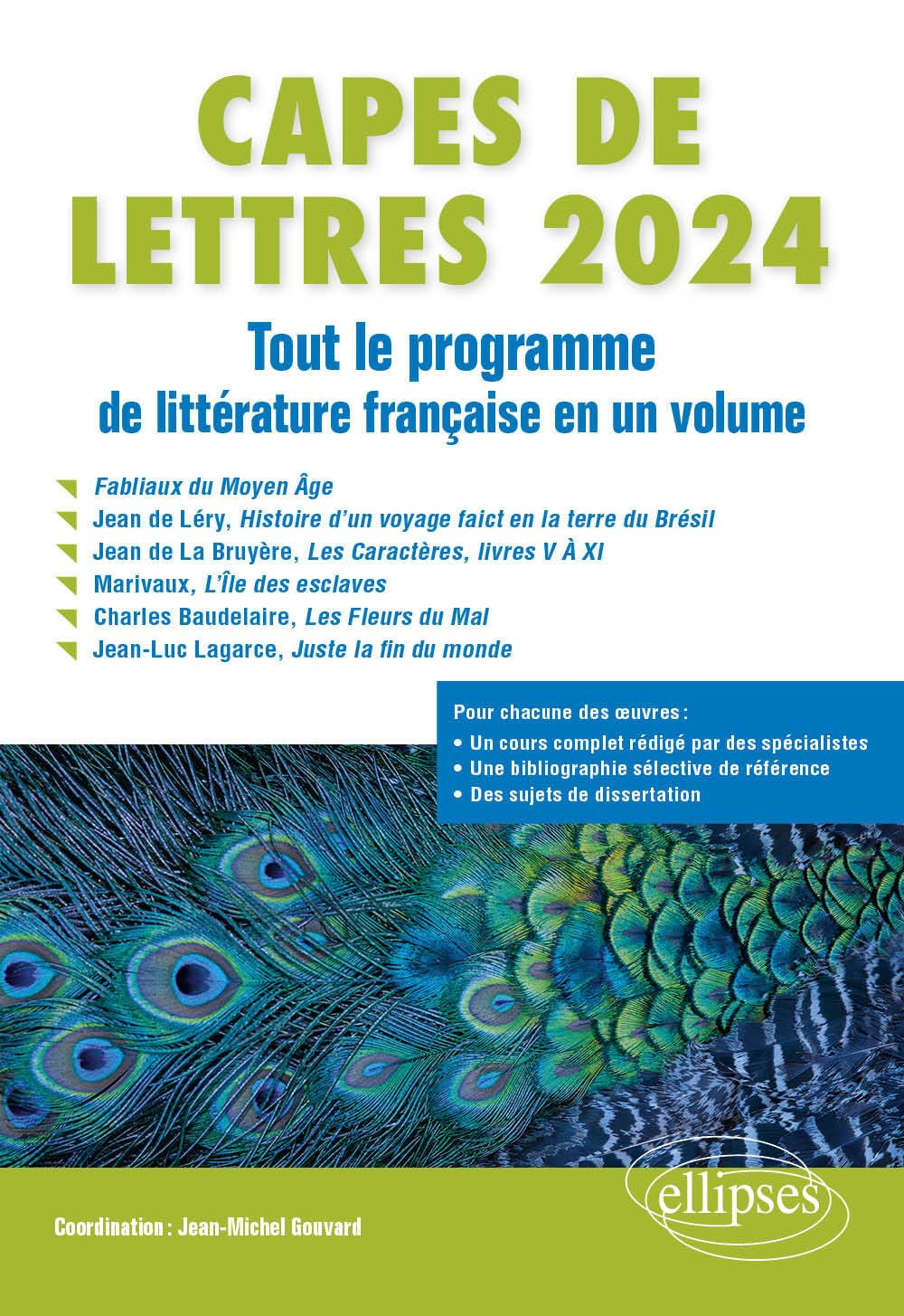 Capes de lettres 2024 : tout le programme de littérature française en un volume