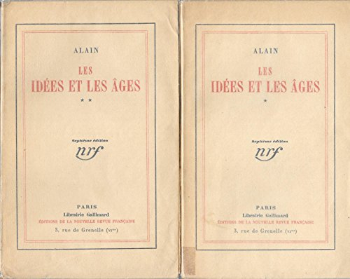 alain. les idées et les âges