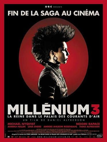 millénium 3, le film : la reine dans le palais des courants d'air