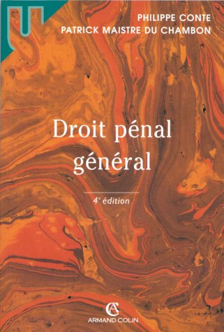 droit penal general. 4ème édition