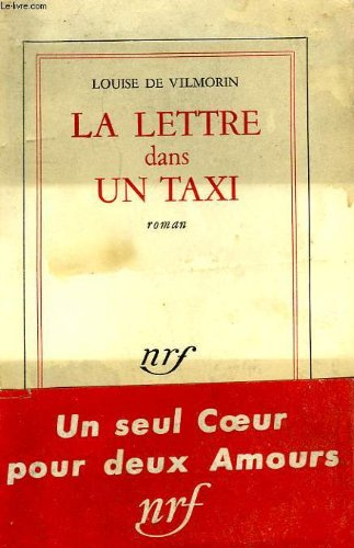 la lettre dans un taxi.