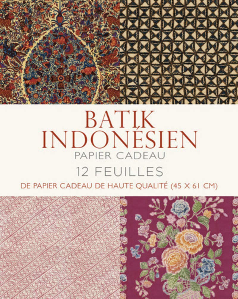 Batik indonésien : papier cadeau
