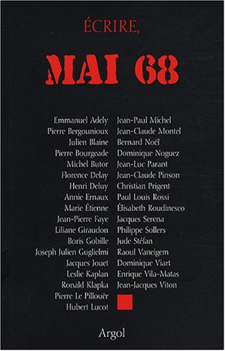 Ecrire, Mai 68