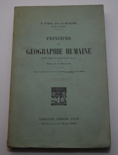 principes de géographie humaine