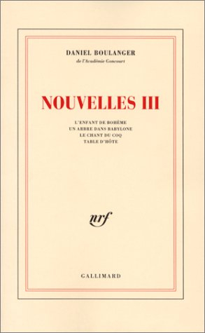Nouvelles. Vol. 3