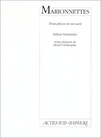 Marionnettes : trois pièces en un acte