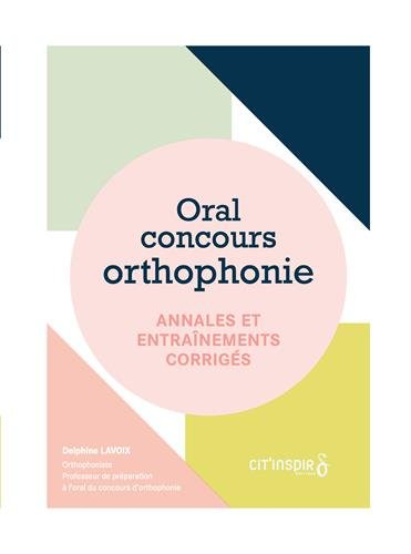 Oral concours orthophonie