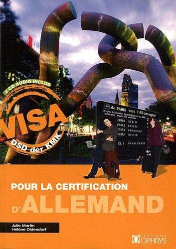 Visa dsd der kmk pour la certification d #39 allemand de Julie Martin