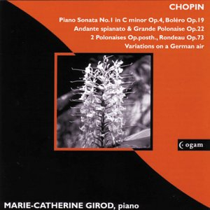sonate pour piano n 1, nolero op. 19 andante splanato & grande polonaise op. 22