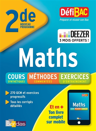 Maths, 2de
