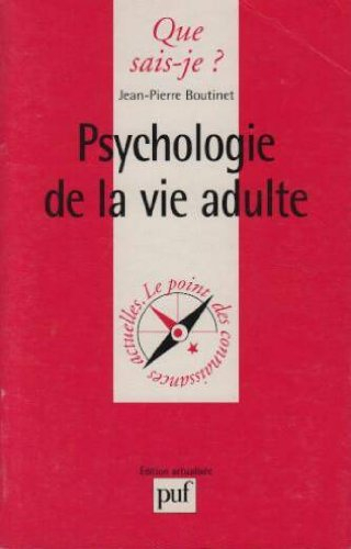 psychologie de la vie adulte