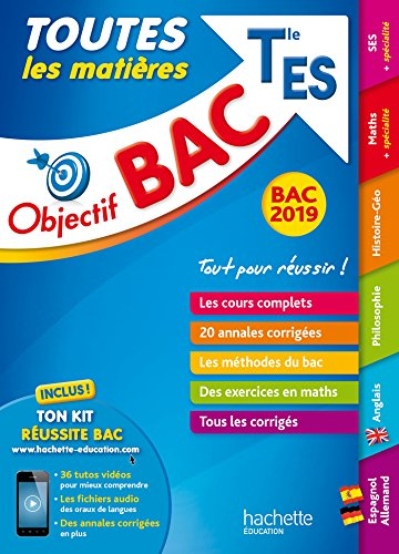 Toutes les matières terminale ES : bac 2019