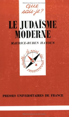 Le Judaïsme moderne