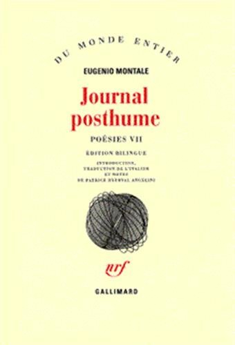 Poésies. Vol. 7. Journal posthume