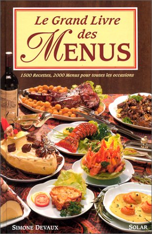 Le grand livre des menus