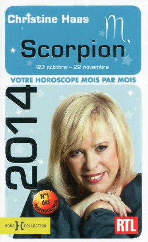 Scorpion 2014 : 23 octobre-22 novembre : votre horoscope mois par mois