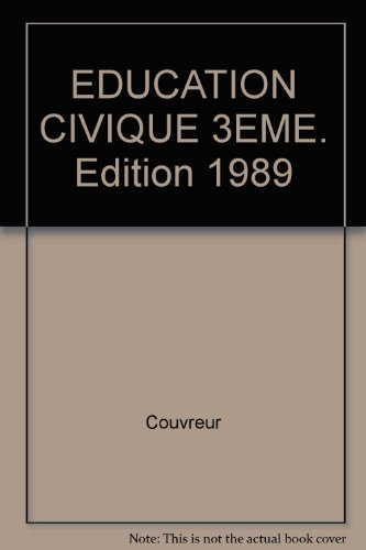 education civique, 3e, 1989