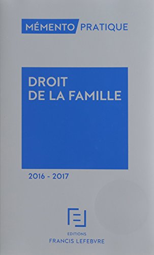 Droit de la famille 2016-2017