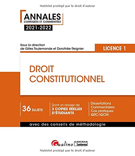Droit constitutionnel : licence 1 : 2021-2022