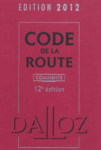 Code de la route : édition 2012