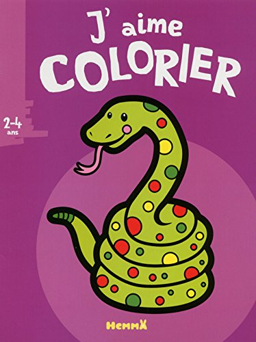 J'aime colorier 2-4 ans : serpent