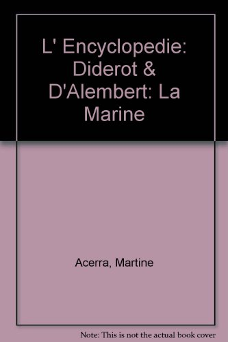 l'encyclopédie diderot & d'alembert. la marine