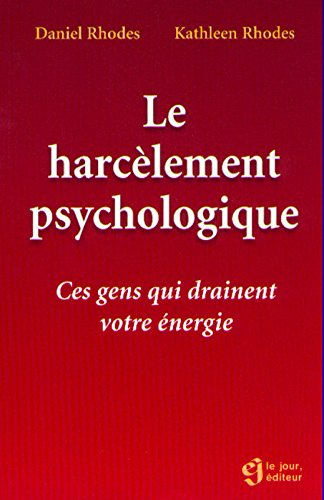 Le harcèlement psychologique : ces gens qui drainent votre énergie