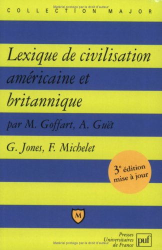 Lexique de civilisation américaine et britannique
