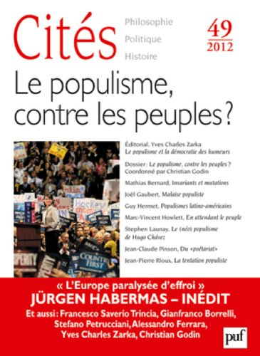 Cités, n° 49. Le populisme, contre les peuples ?