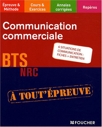 Communication commerciale : BTS NRC