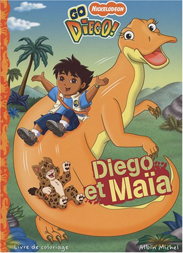 Diego et Maïa : livre de coloriage