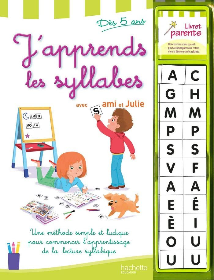 J'apprends les syllabes avec Sami et Julie, dès 5 ans : une méthode simple et ludique pour commencer