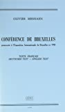 CONFERENCE DE BRUXELLES