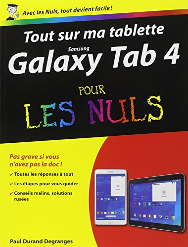 Tout sur ma tablette Samsung Galaxy Tab 4 pour les nuls