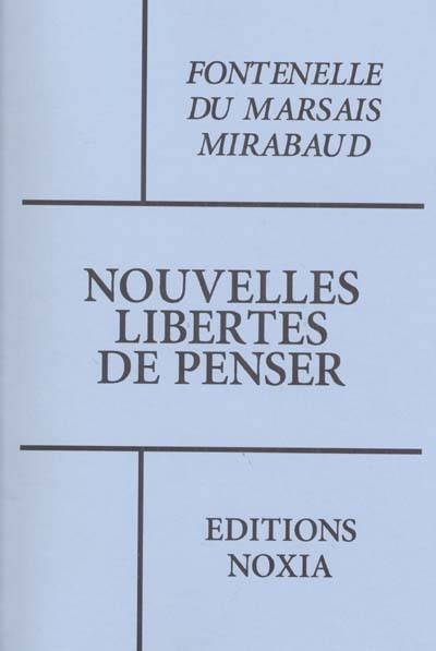 Nouvelles libertés de penser : édition Piget, Amsterdam (Paris), 1743