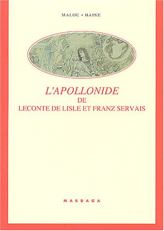 L'Apollonide de Leconte de Lisle et Franz Servais : 20 ans de collaboration
