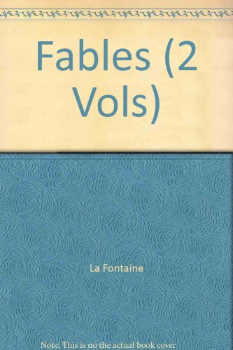lafontaine/ulb fables 2    (ancienne edition)