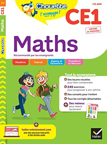 Maths CE1, 7-8 ans : conforme au programme
