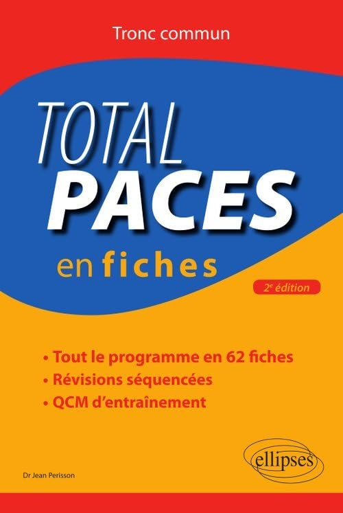 Total Paces en fiches : tronc commun : tout le programme en 62 fiches, révisions séquencées, QCM d'e
