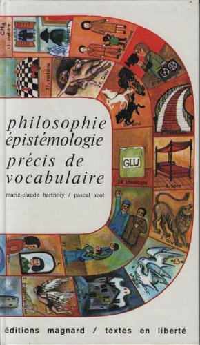 philisophie - épistémologie, précis de vocabulaire