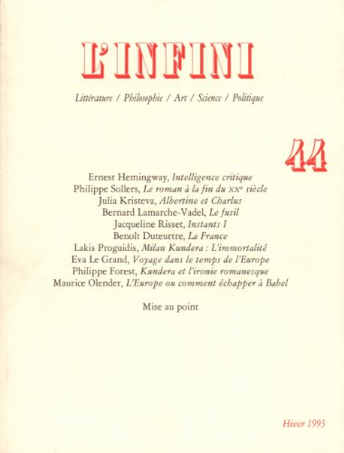 Infini (L'), n° 44