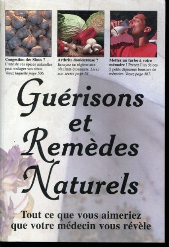 guérisons et remèdes naturels