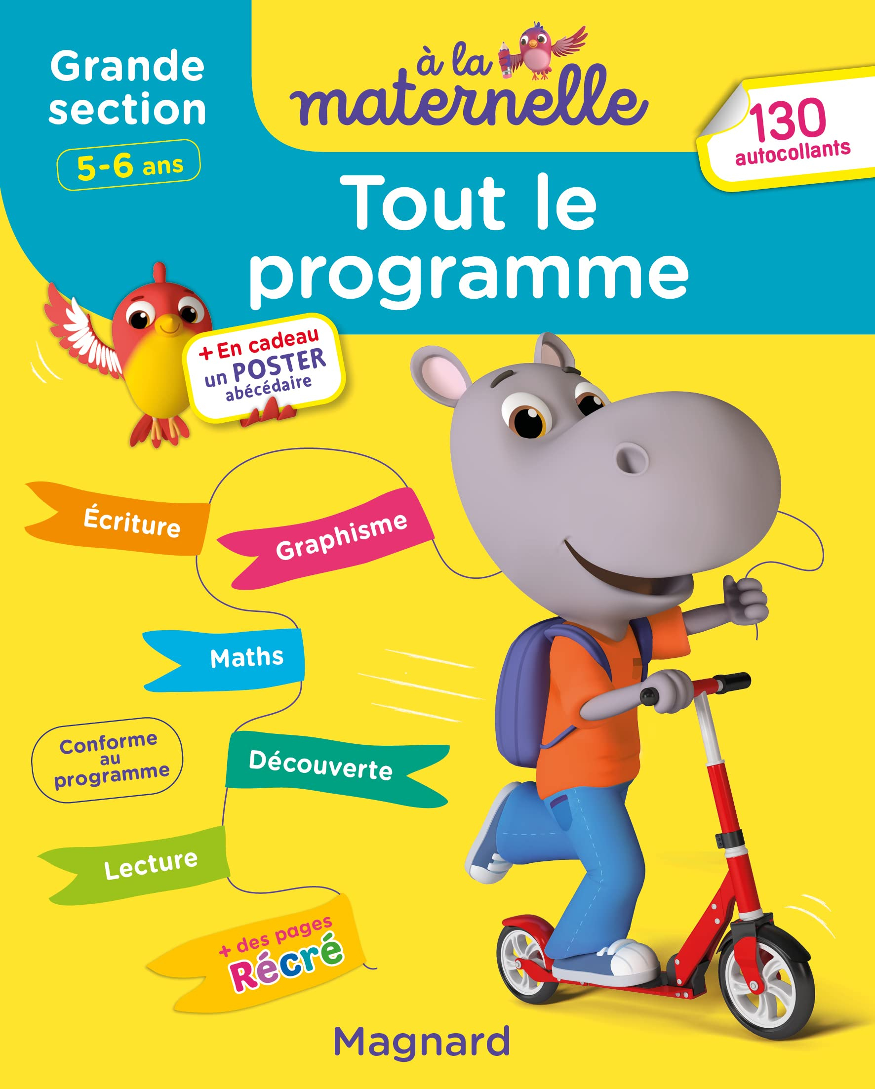 A la maternelle, grande section, 5-6 ans : tout le programme