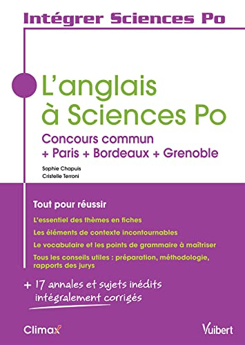 L'anglais à Sciences-Po : concours commun + Paris + Bordeaux + Grenoble
